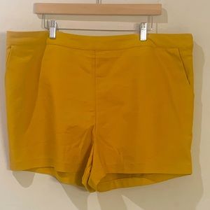 Mustard shorts